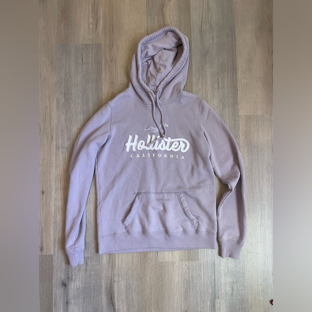 purple hollister hoodie